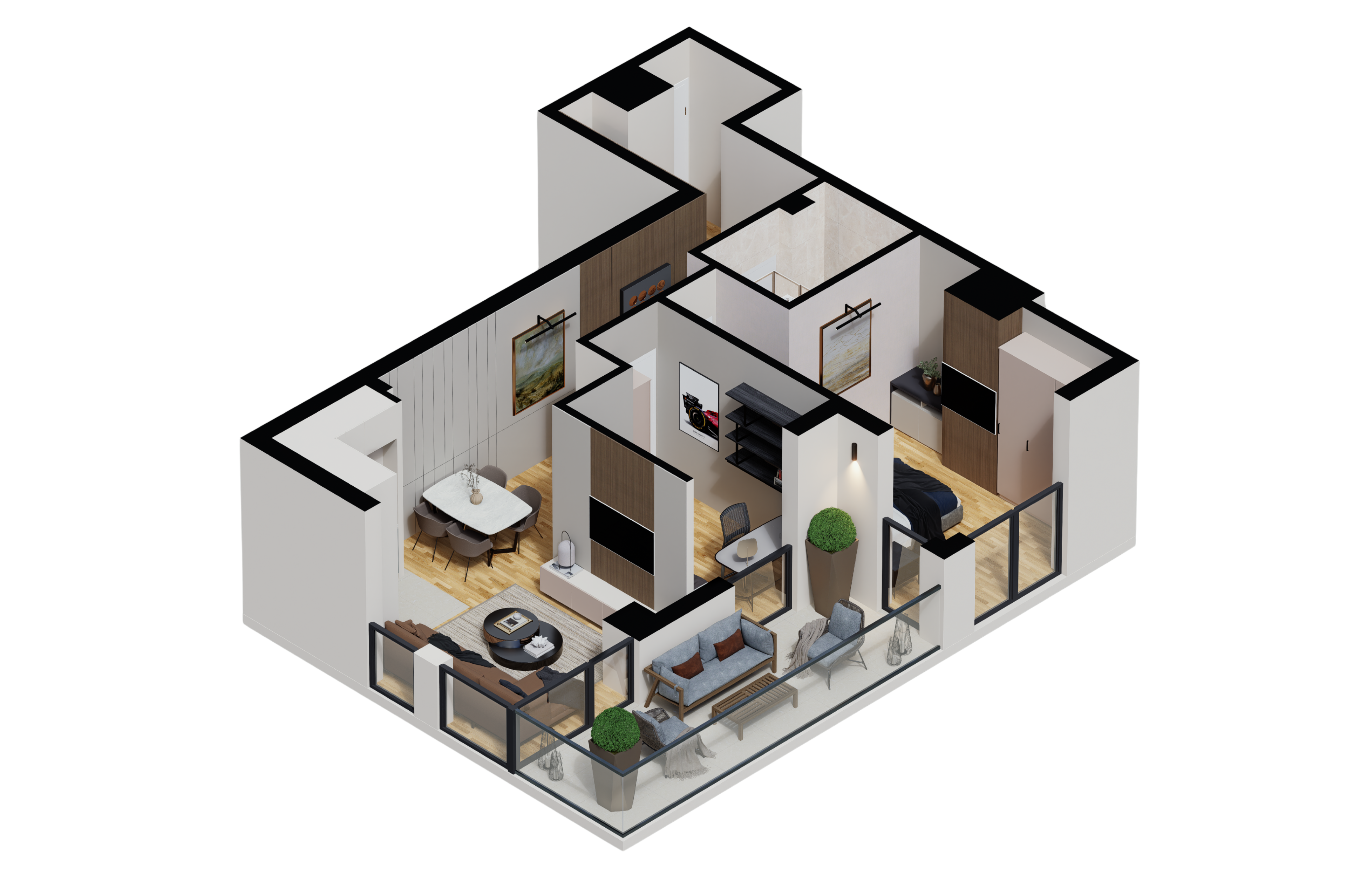 Основа Стан Тип 4 - 66m²