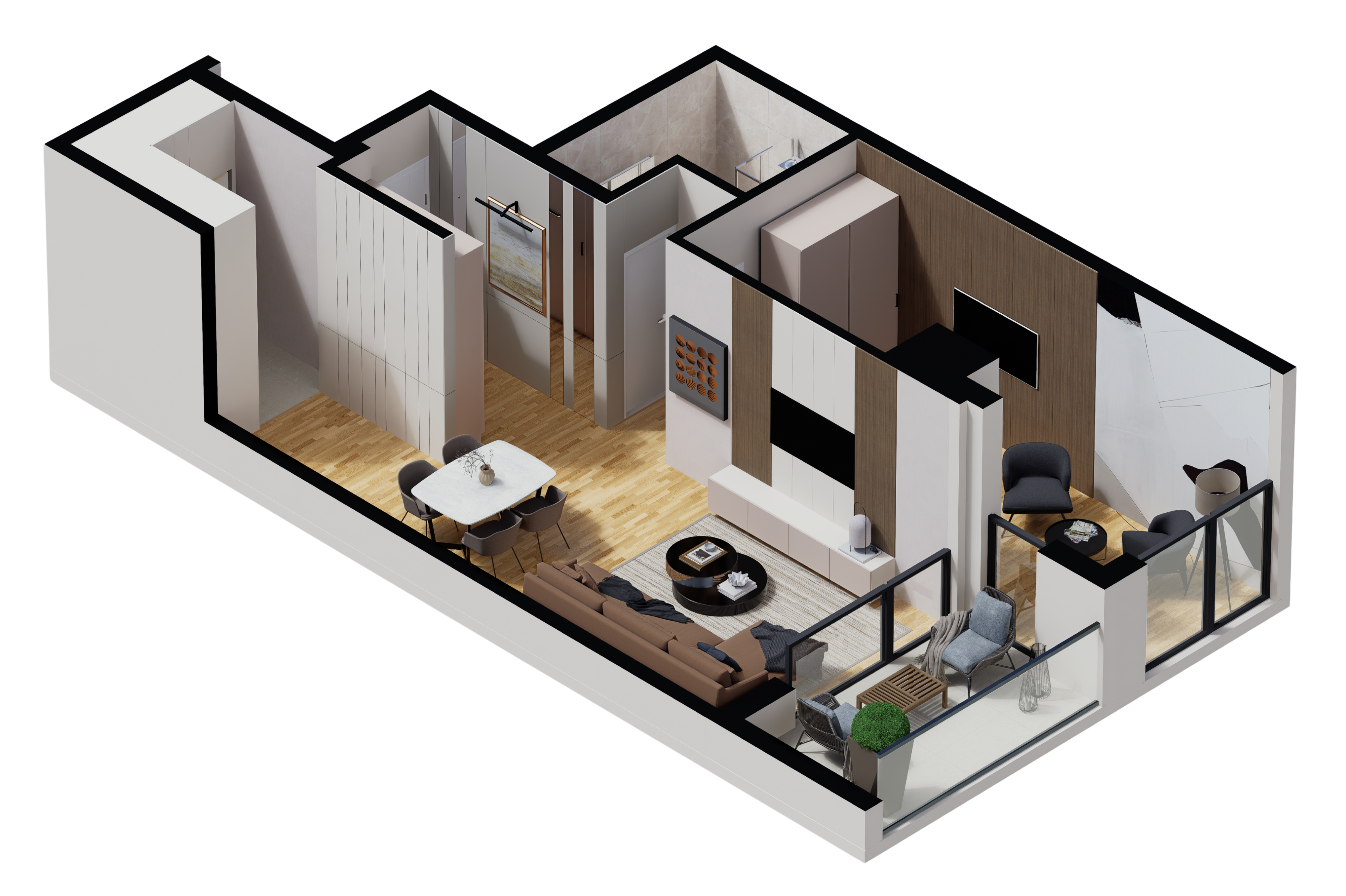 Основа Стан Тип 5 - 53m²