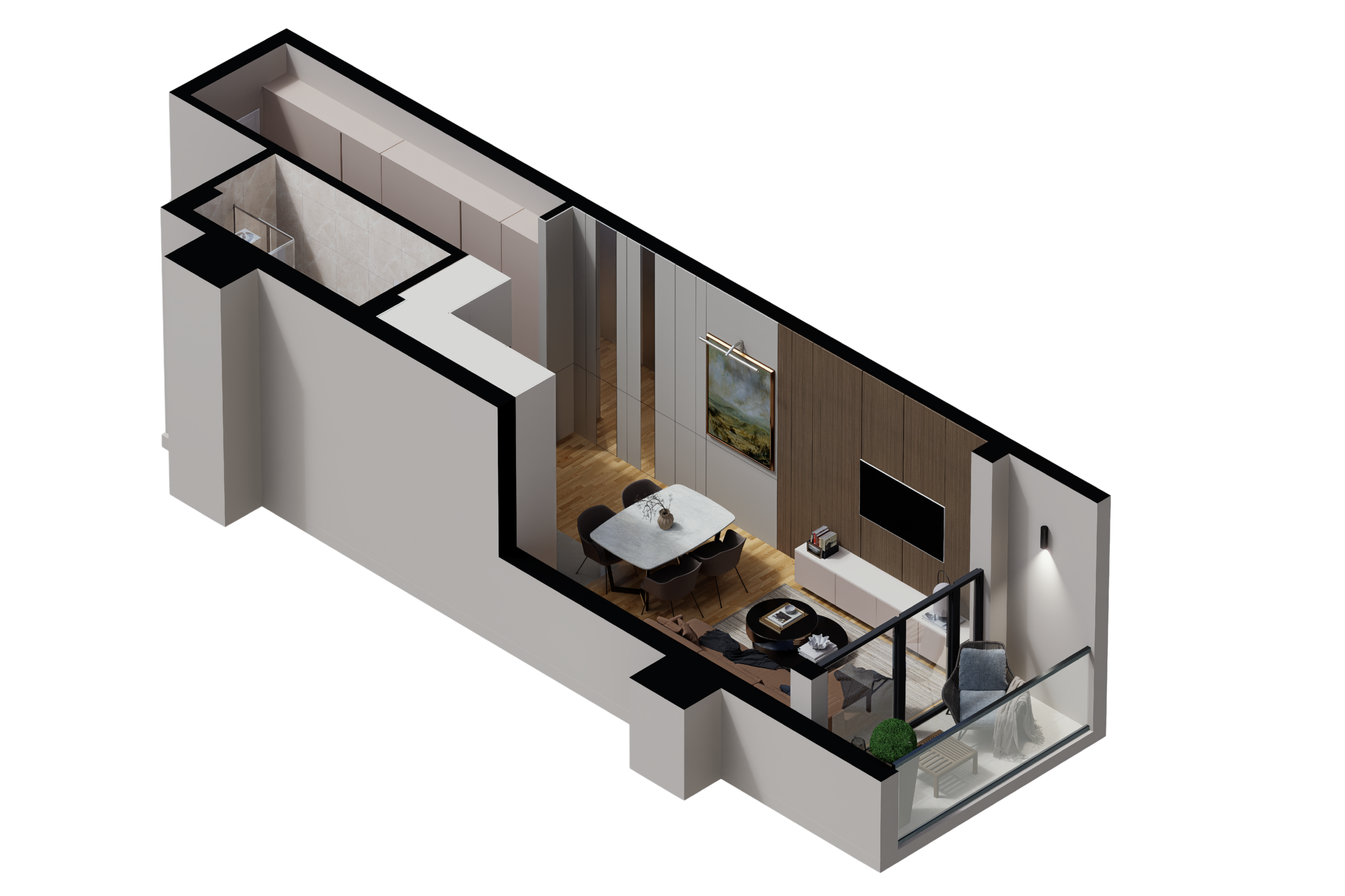Основа Стан Тип 6 - 30m²