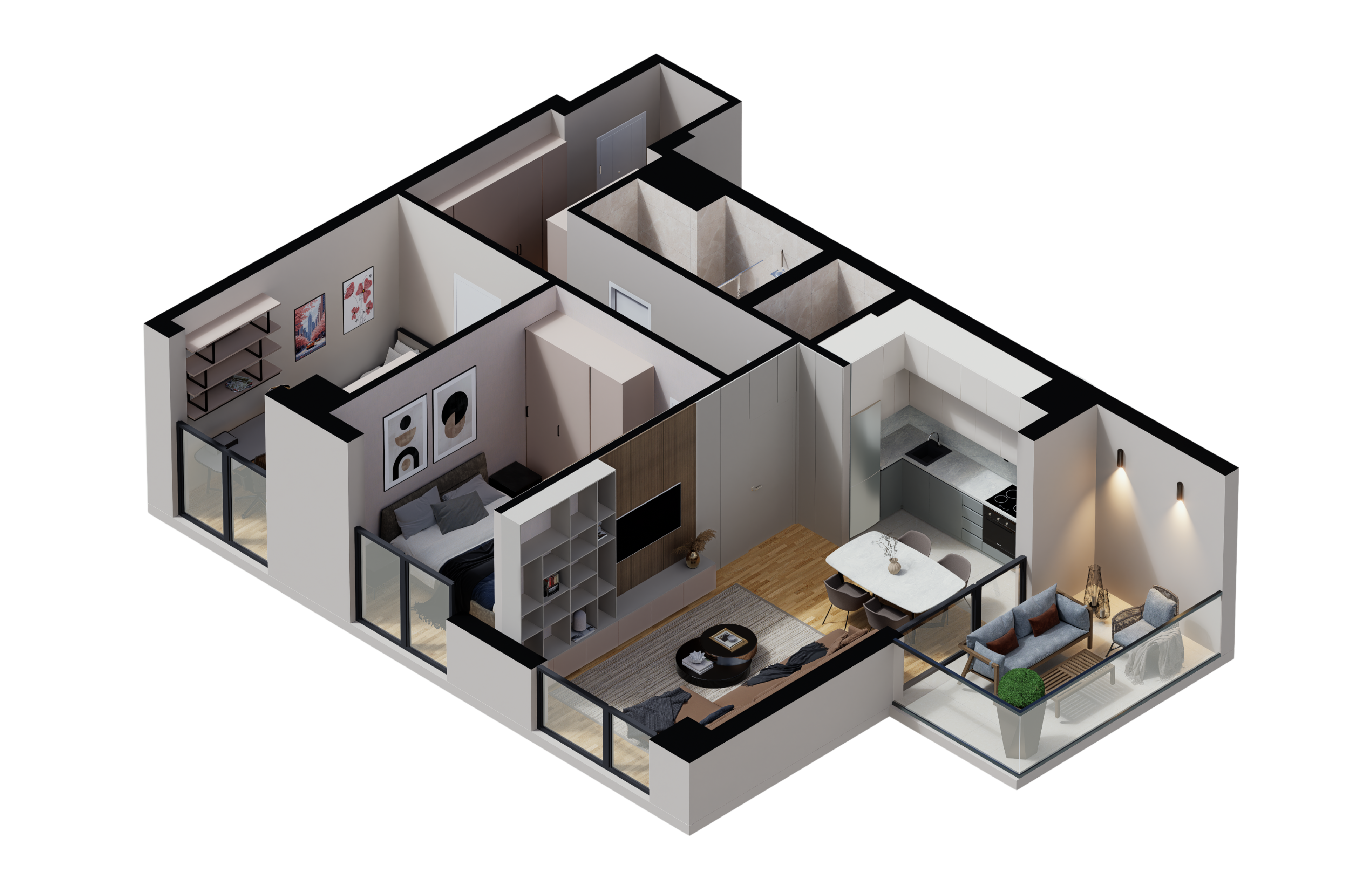 Основа Стан Тип 7 - 75m²