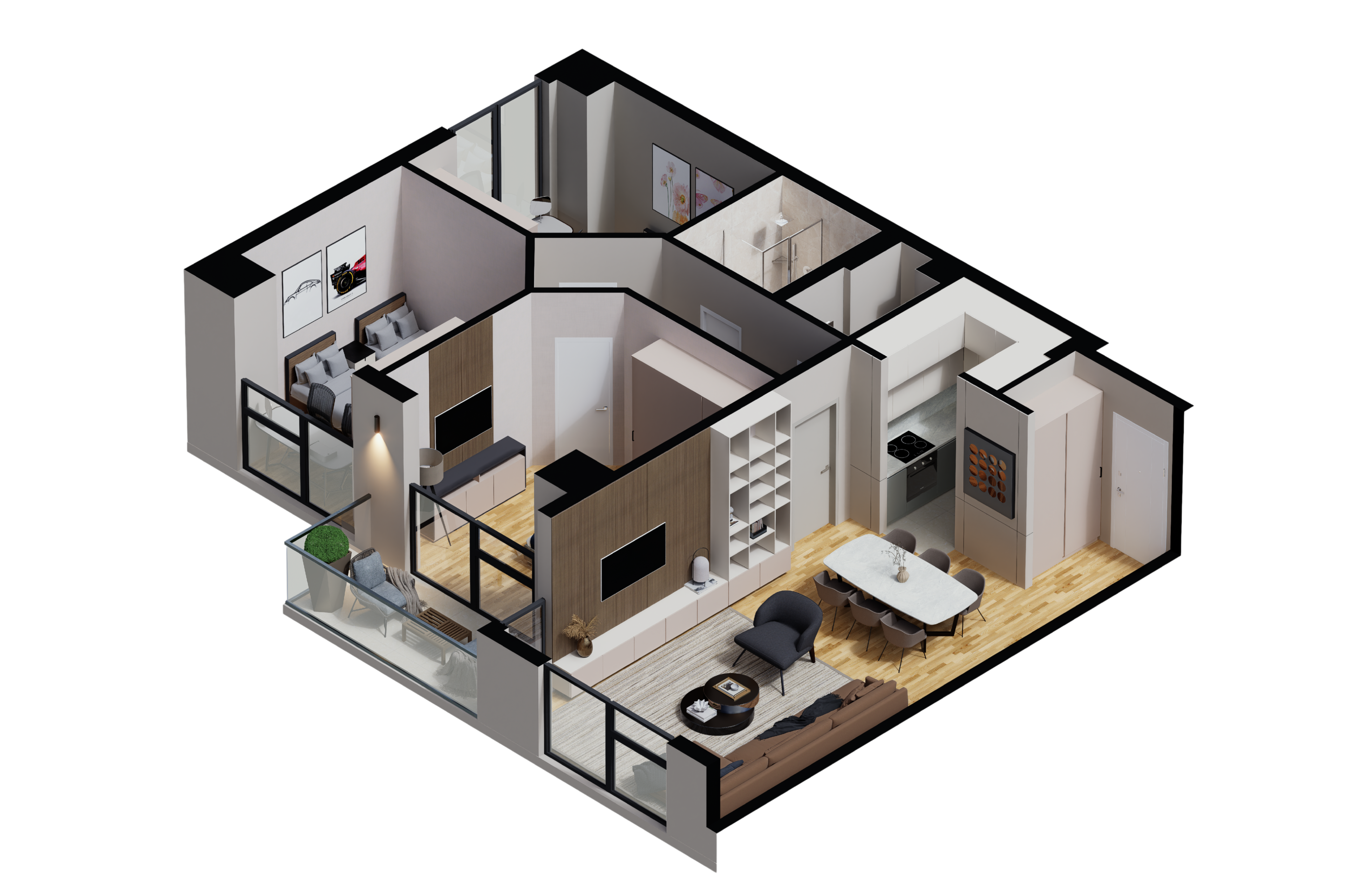 Основа Стан Тип 8 - 34m²