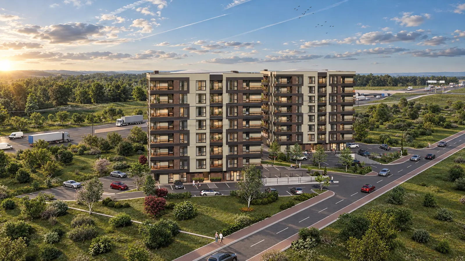 TWINS Complex — комплексот од птичја перспектива