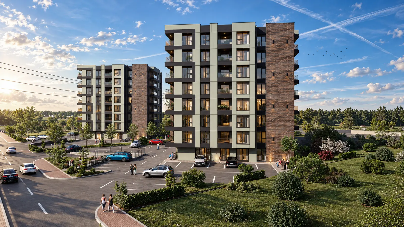 TWINS Complex — улица пред комплексот